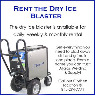 AllGas has affordable prices on dry ice blaster rentals.