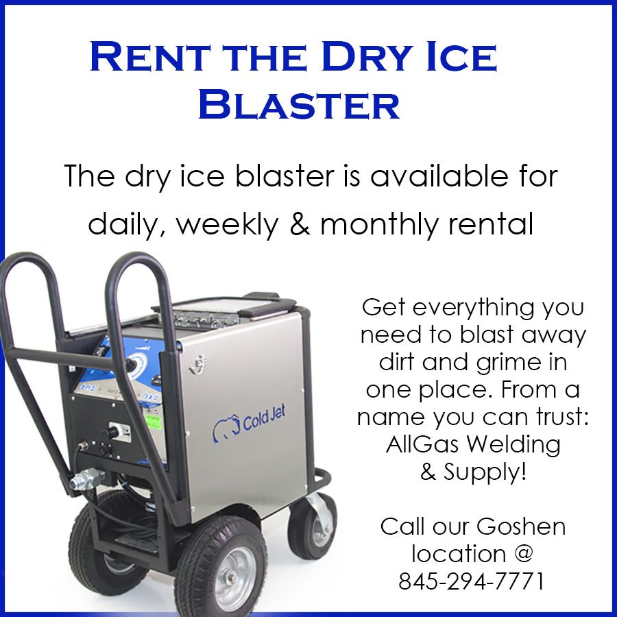 AllGas has affordable prices on dry ice blaster rentals.